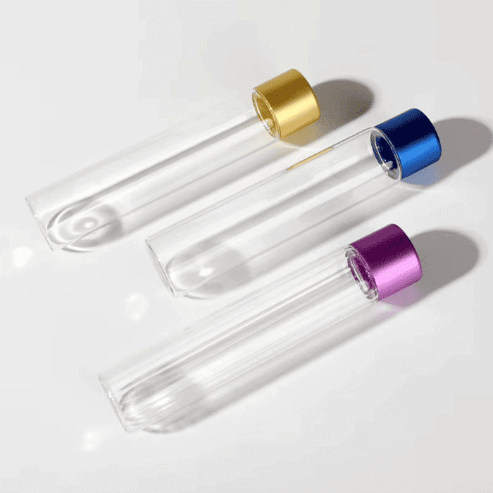 Glass and acrylic pre-roll tubes in different colors