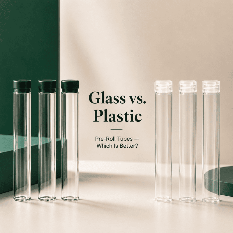 Glass Vs. Plastic Pre Roll Tubes — Which Is Better