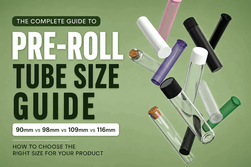 Pre Roll Tube Size Guide Infographic
