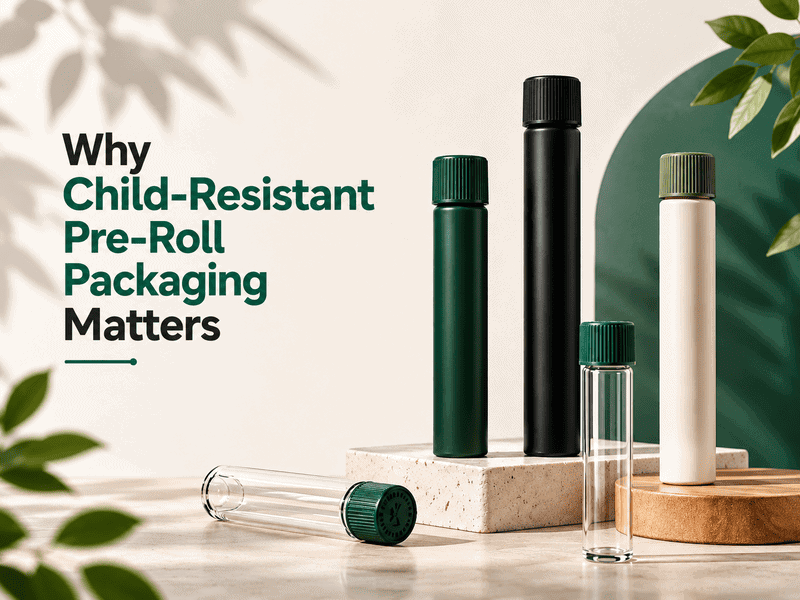 Child Resistant Pre Roll Packaging